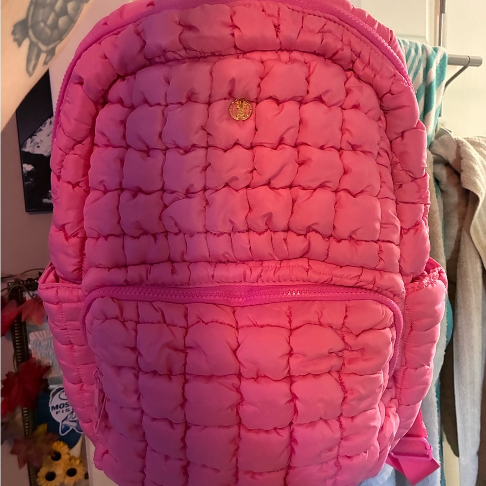 Simply Southern Vibrant Pink Quilted Bag